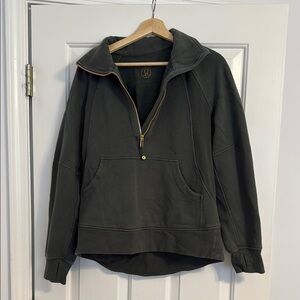 LAST CALL Lululemon scuba oversized funnel neck half zip (long)